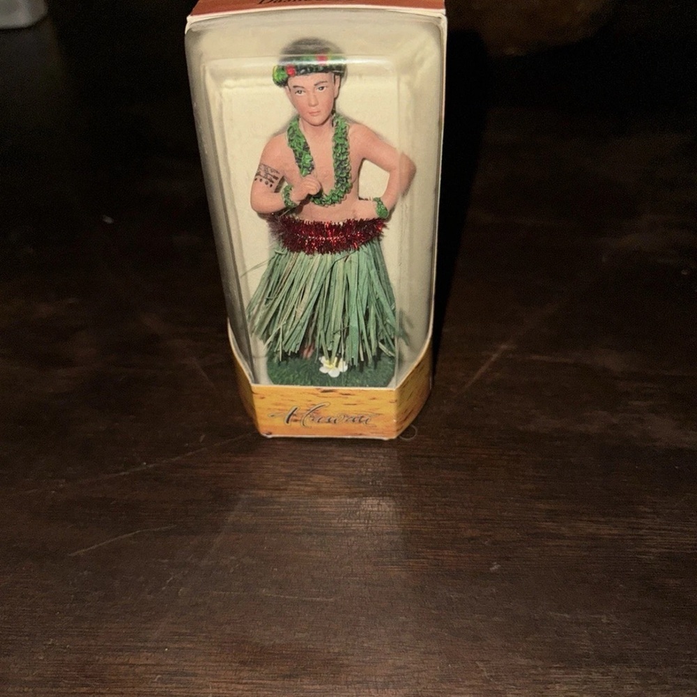 Vintage Hula Dancer Figurine Car Dashboard